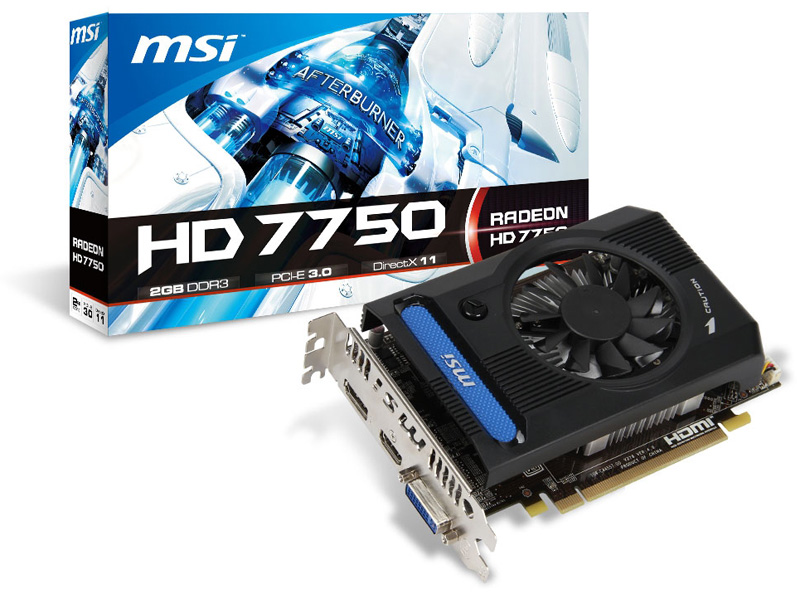 MSI Radeon HD 7750     DDR3