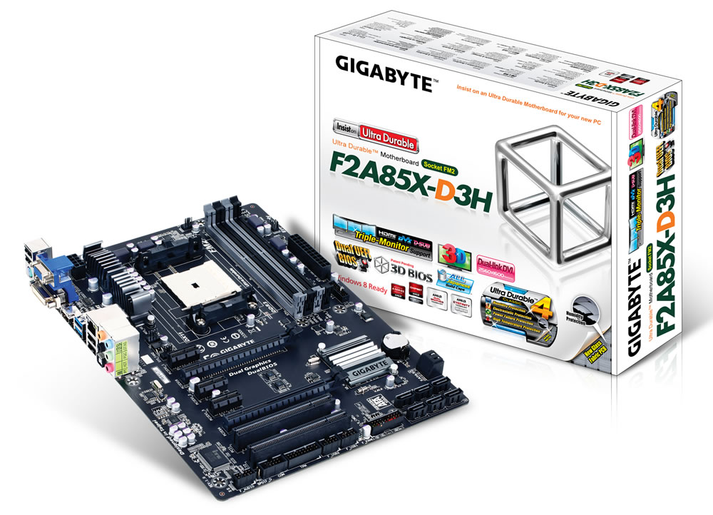 GIGABYTE F2A85X-D3H:    Socket FM2