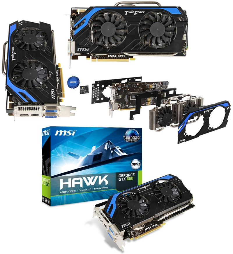 MSI GeForce GTX 660 HAWK:  
