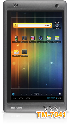 2-  teXet TM-7041  Android 4.0   Mali 400