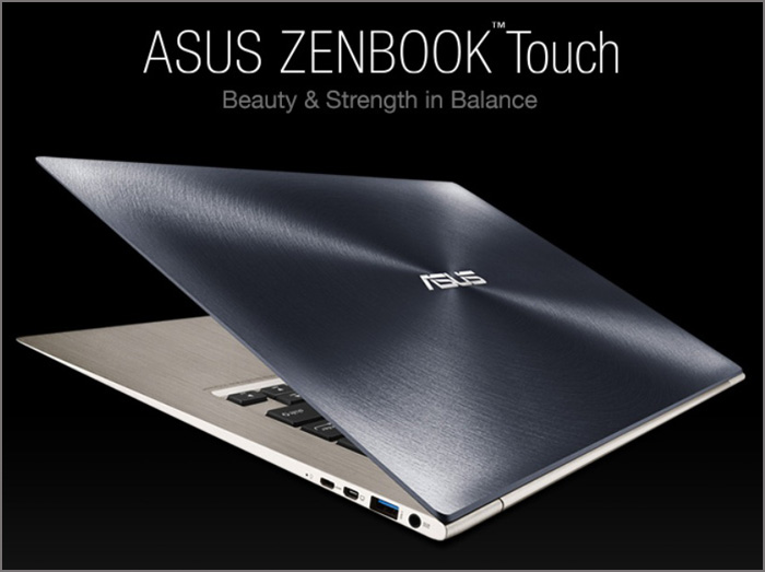 ASUS ZENBOOK Touch:    13,3" Full HD-