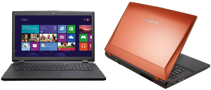 GIGABYTE P2742G:  17,3" Full HD-  Windows 8