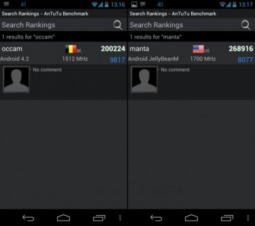 Motorola Occam  Manta   Android 4.2   
