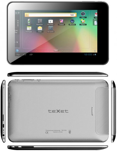  7-  teXet  Android 4.0