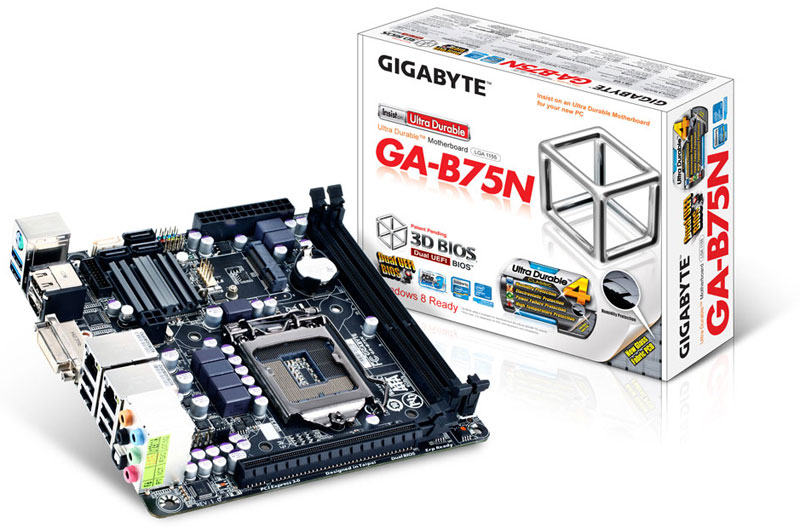GIGABYTE GA-B75N    Mini-ITX   Intel B75