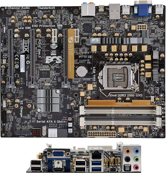   ECS Black Series Z77H2-A5X DELUXE   Thunderbolt