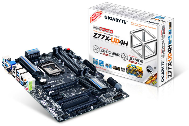 GA-Z77X-UD4H      GIGABYTE  Intel Z77