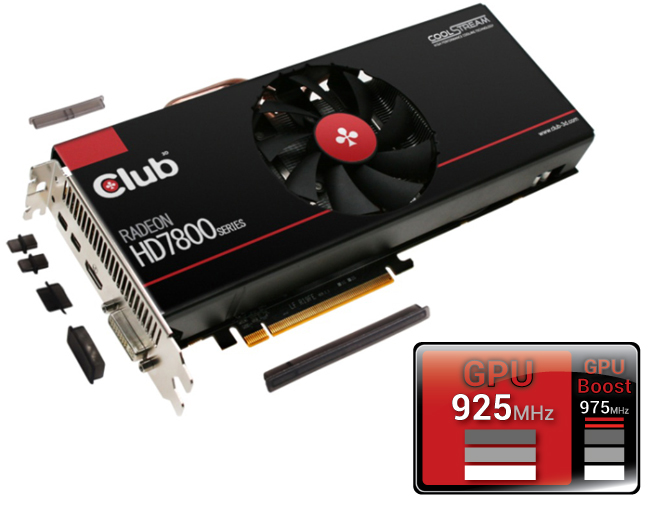 Radeon HD 7870  1536    Club 3D