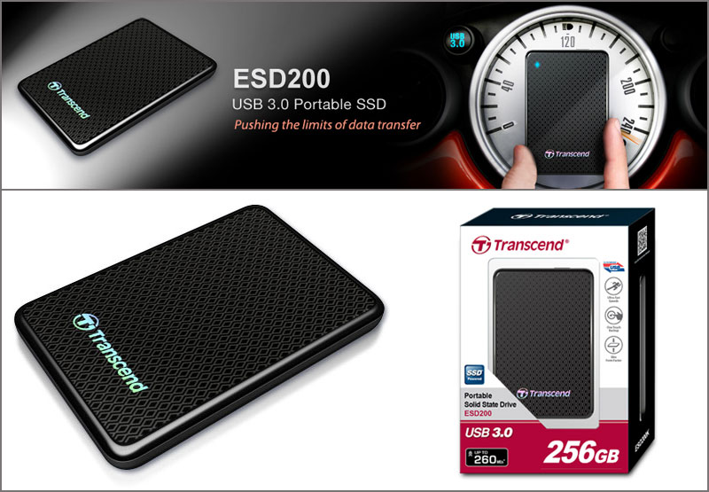 Transcend ESD200:   SSD  USB 3.0