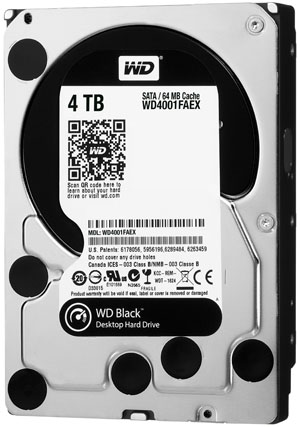 Western Digital  HDD  Black  4 