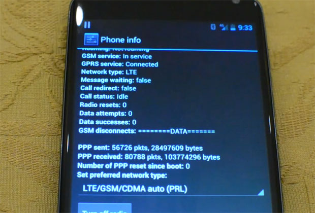Nexus 4     LTE        