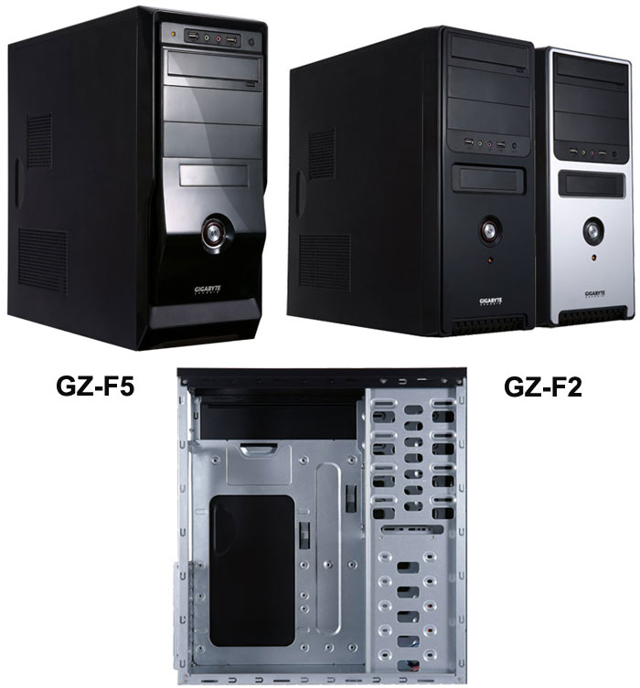 GIGABYTE GZ-F2/GZ-F5:     Mid Tower