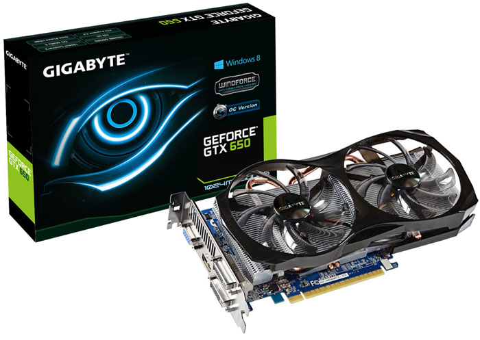 GIGABYTE GeForce GTX 650   WindForce 2X  