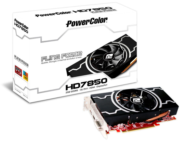 PowerColor Radeon HD 7850 Fling Force:   ,  