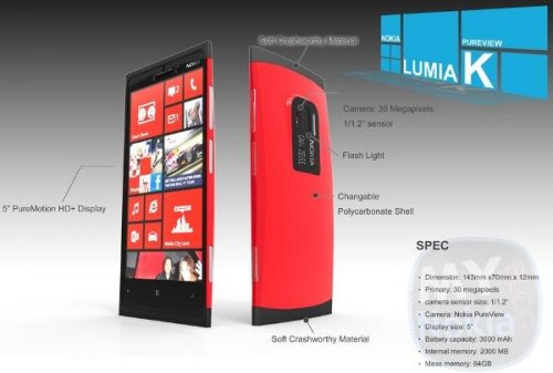  WP8- Nokia Lumia K  30-  PureView