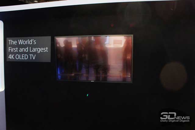 CES 2013: Sony продемонстрировала первый в мире 4K OLED-телевизор