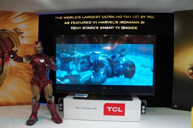 CES 2013: TCL  110"   China Star   UHD 4K  3D