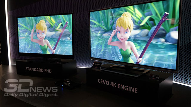 Поставки панелей Ultra HD вырастут в 2014 году до 10 млн штук