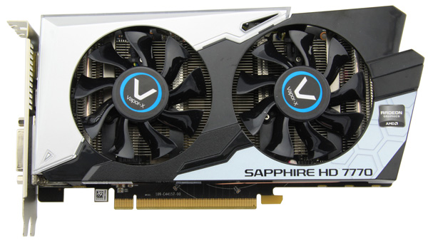   Sapphire Radeon HD 7770 Vapor-X Black Diamond