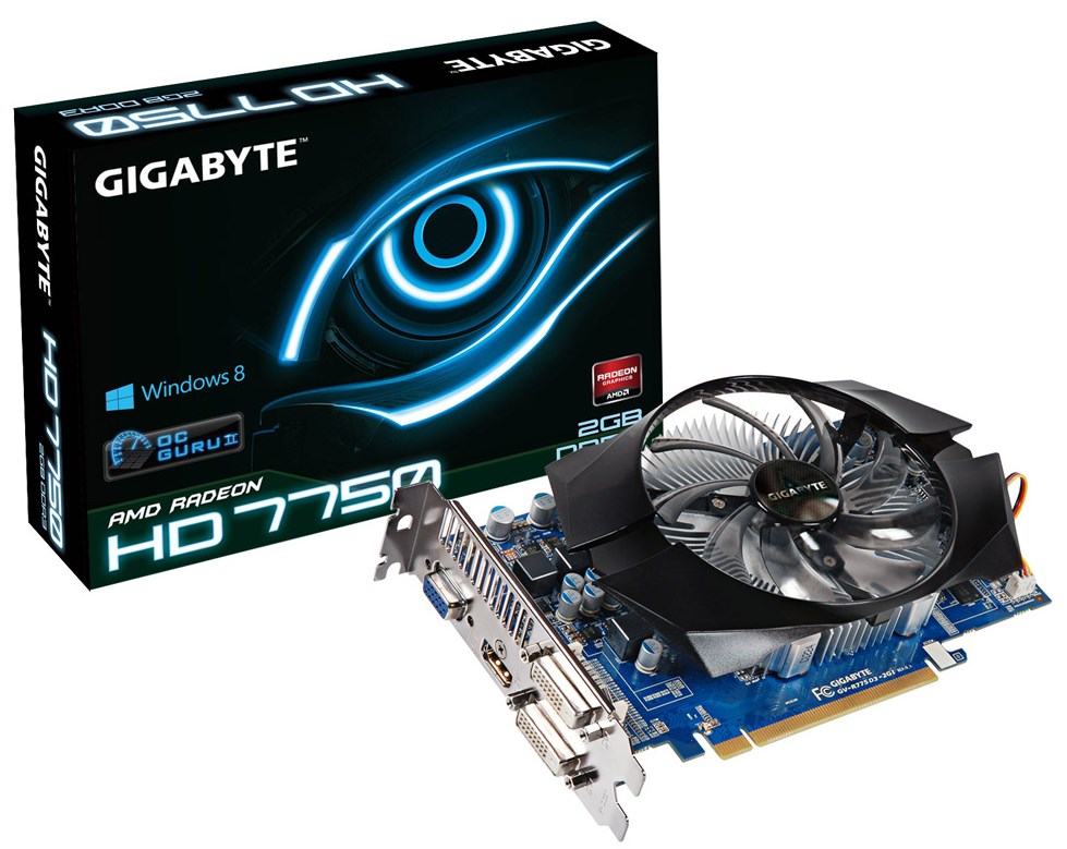 GIGABYTE  Radeon HD7750  2  DDR3-