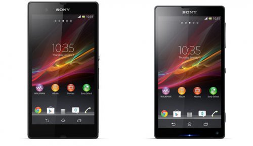 Sony опубликовала пресс-фото смартфонов Xperia Z и Xperia ZL