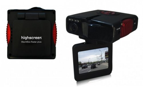 Регистратор класса Full HD с возможностью обнаружения "Стрелки-СТ" - Highscreen Black Box Radar Plus