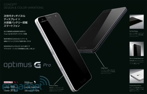    LG Optimus G Pro  5 Full HD-