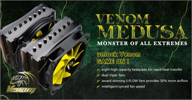 Akasa   CPU- Venom Medusa