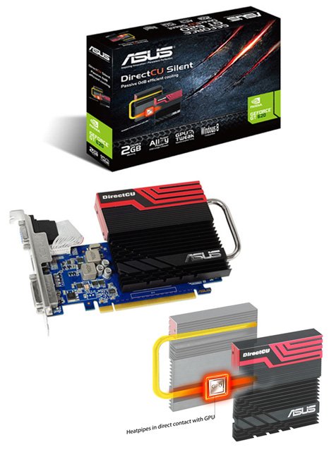 ASUS GeForce GT 630/620    DirectCU Silent