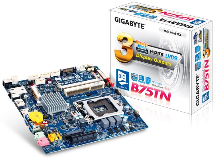   GIGABYTE  Thin Mini-ITX  Socket LGA1155