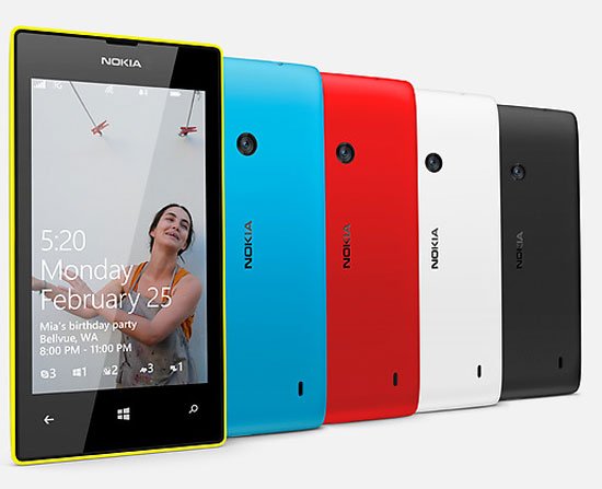 MWC 2013: 2- WP8  Nokia Lumia 520  $180