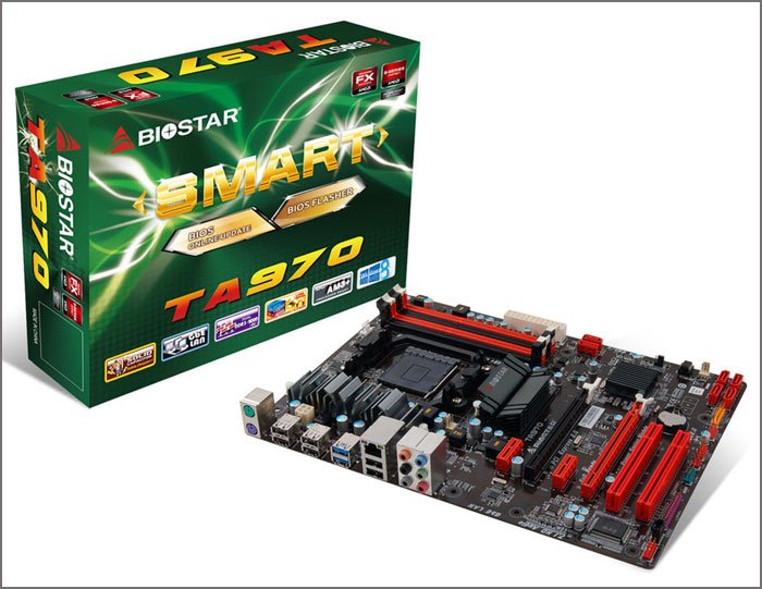  Biostar TA970   AMD FX/Phenom II/Athlon II  Socket AM3+