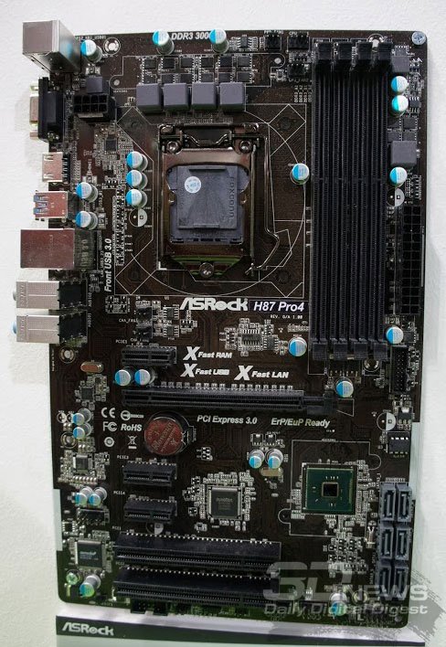 CeBIT 2013:  ASRock   Intel Z87/H87/B85