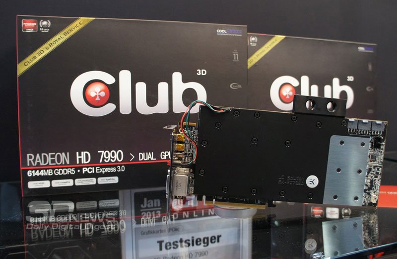 CeBIT 2013:  Club 3D Radeon HD 7990  