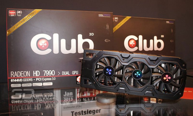 CeBIT 2013:  Club 3D Radeon HD 7990  