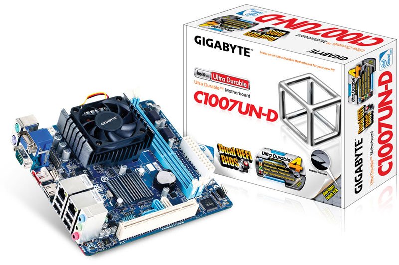 - GIGABYTE GA-C1007UN-D  Intel Celeron 1007U  