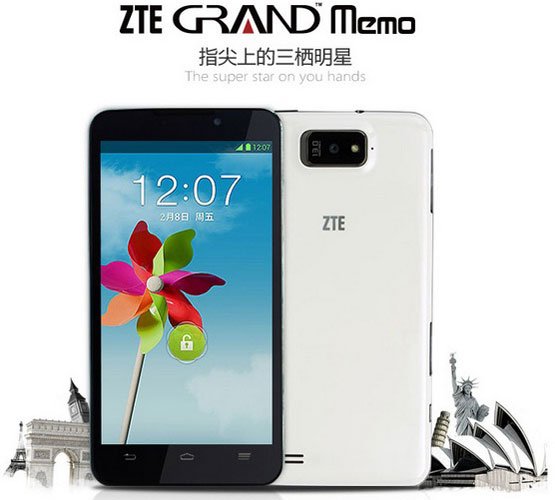 5,7" ZTE Grand Memo        