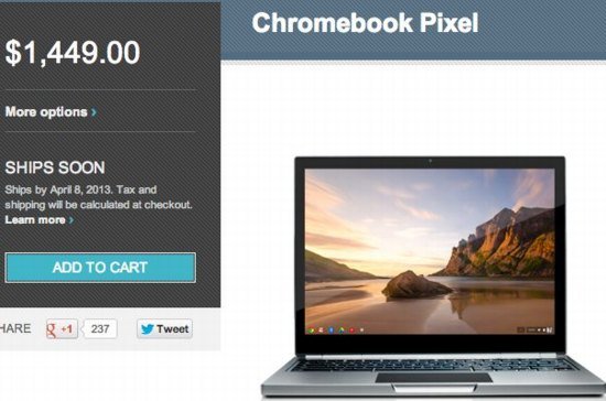 Google   Chromebook Pixel   LTE