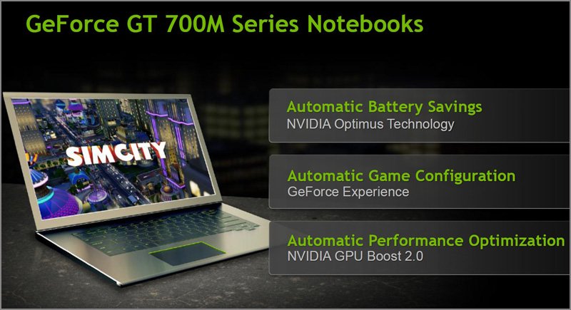   NVIDIA  GeForce GT 700M  