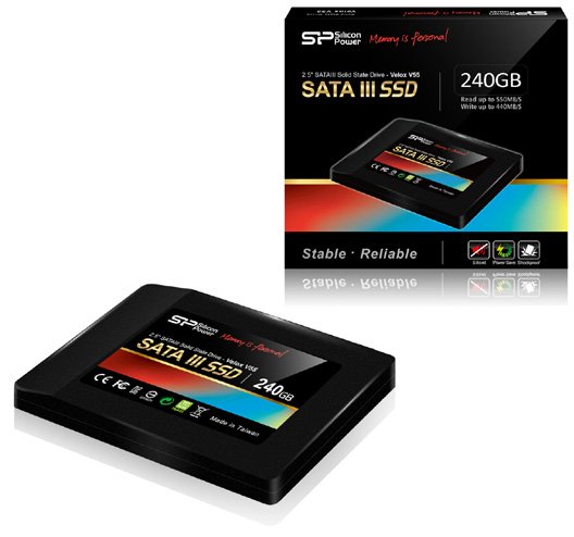 Silicon Power  SSD-  Slim S55  Velox V55