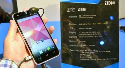   ZTE Geek   Intel Clover Trail+ (2 )