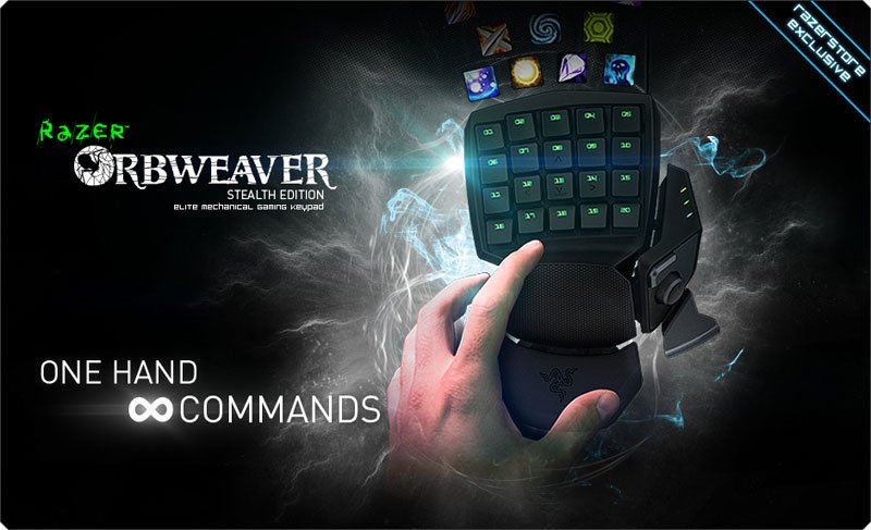 - Razer Orbweaver    Stealth Edition