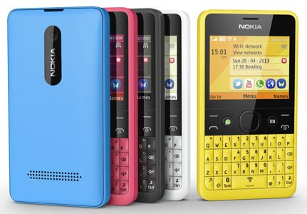 Nokia    Asha 210  QWERTY-   WhatsApp