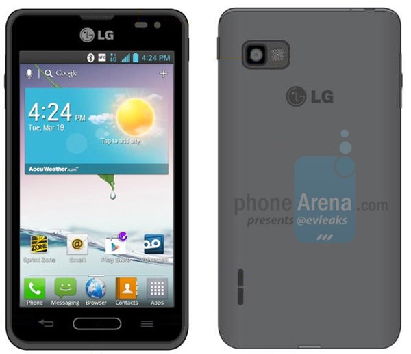     4" LG Optimus F3