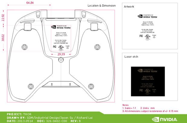 NVIDIA Shield   FCC     