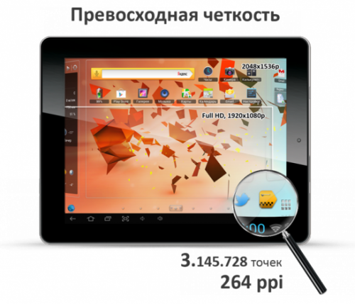  teXet TM-9751HD     iPad