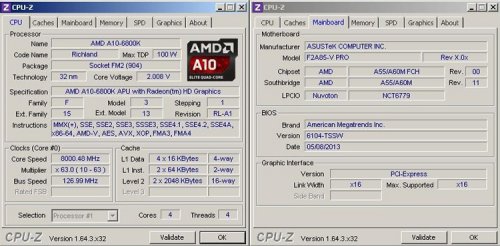  AMD A10-6800K   8 