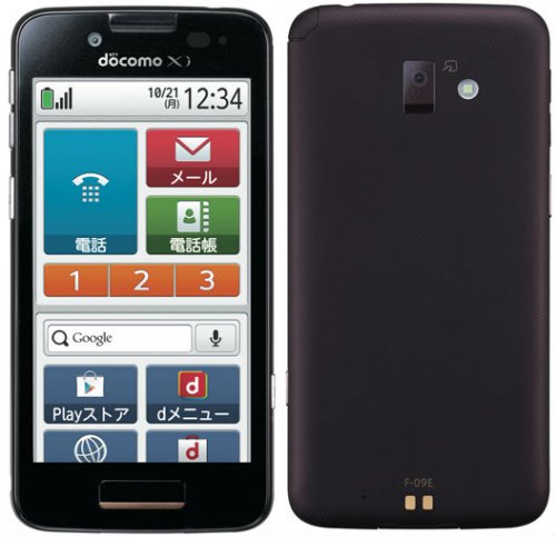 NTT DOCOMO   Raku-Raku SMART PHONE PREMIUM F-09E