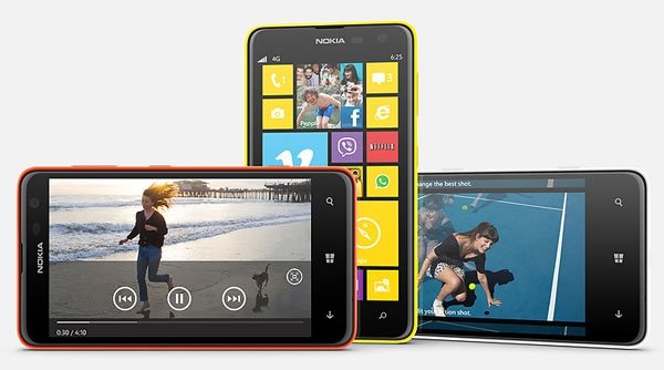 4,7"  Nokia Lumia 625        11 990 