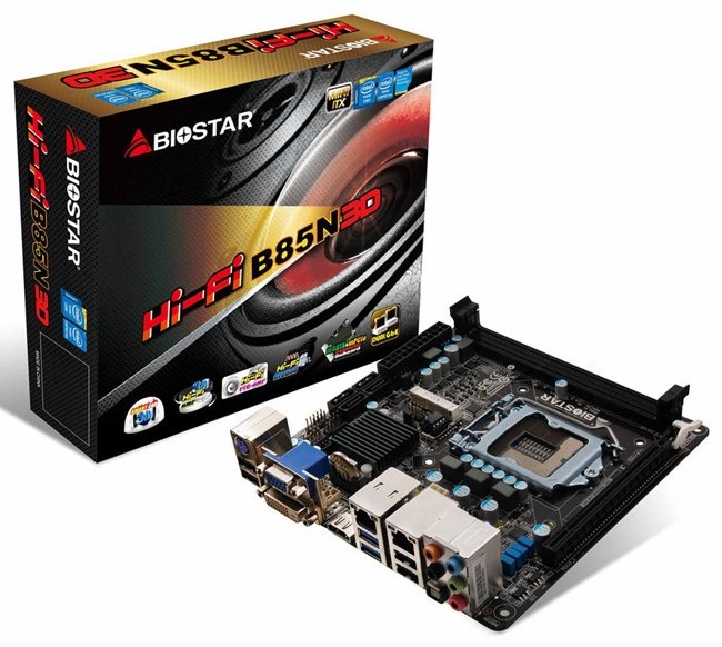   Biostar Hi-Fi B85N 3D   Intel